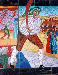 detail of Oliver's work